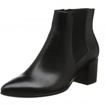 Ecco Damen Stiefeletten Shape 45 Pointy Block, Schwarz, 35 EU