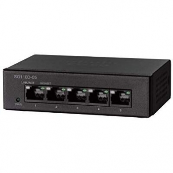 Cisco SG110D-05 Switch non gestito 5 porte Gigabit Ethernet