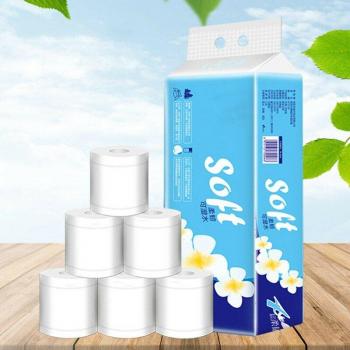 Papier toilette 10 rouleaux 4 couches pour bureau et salle de bain WH998