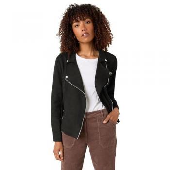M&Co Faux Suede Fashion Outerwear