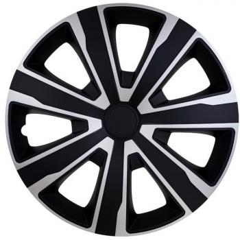 Silver/Black 15 Tenzo Hubcap Pack