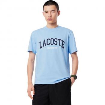 T-Shirt Lacoste Azul S – Tela Suave y Ligera
