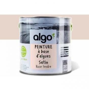 Peinture Biosourcée Décorative Algo Rose Finition Satin 2L