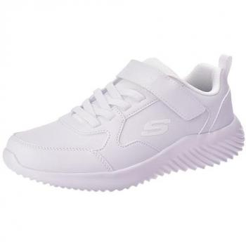Skechers Deportivo Infantil Bounder‑Power Study en Color Blanco – Talla 37