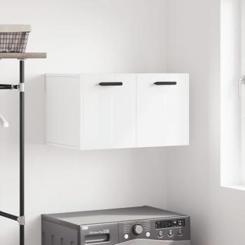 Vidaxl White High Gloss Wall Cabinet (Engineered Wood)