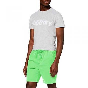 Superdry Chino Court Sunscorched, Vert (Fluro Green 51E), M Homme