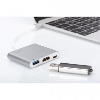 DIGITUS MacBook kompatibler Multi Adapter mit Chipset VL100/PS176/VL210