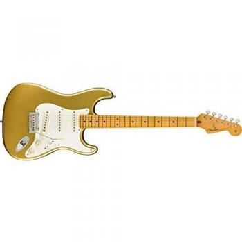 Fender Lincoln Brewster Stratocaster Electric Guitar, Aztec Gold