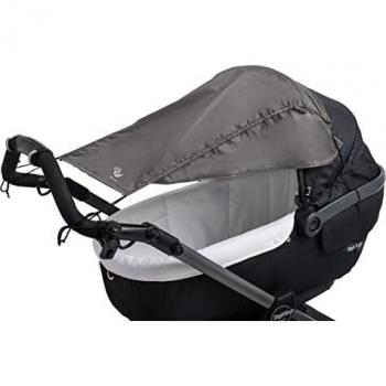Altabebe AL7012-11 Sonnensegel mit Seitenschutz für Kinderwagen, dunkelgrau