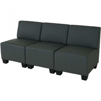 Divano Moderno Lione 3x Grigio