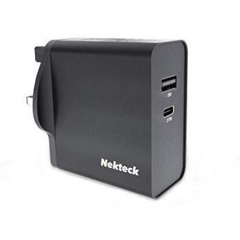 Nekteck 32W USB‑C Dual Charger for MacBook & iPad Pro