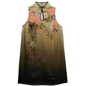Superdry Women's A‑Line Short Dress “Reina Vine” in Khaki, XL