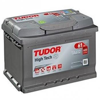 Avviatore da auto TUDOR TA612 con capacità di 61AH e corrente di 600A