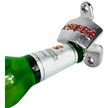 Rustic Wall-Mounted Bottle Opener