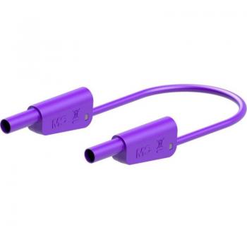 Violet 100 cm Test Lead (SLK‑4N‑F25) – Staeubli