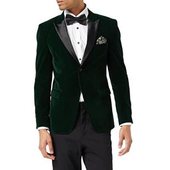 Soft Velvet Dinner Gary Jacket in Green – XPOSED Men’s 44R