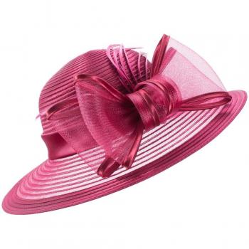 Lawliet Damen-Couture Satin-Band „Hütte Kirche“, Kentucky Derby A584