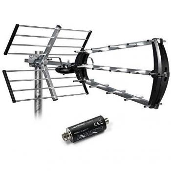 Antenne extérieure 4K UHD, modèle 26 dB, filtre 694 MHz