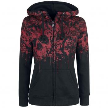 Chaqueta de Cierre Roca EMP Freaking Out Loud Negra Mujer