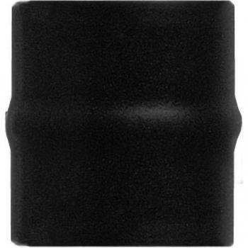 Embout mâle DN 125 mm, compatible poêle à bois en emaille, 600 °C, tube noir, label CE, Italie