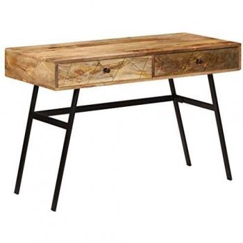 Sonata Writing Desk with Drawers Solid Mango Wood 110x50x76 cm