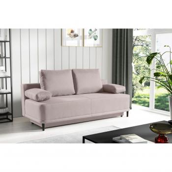 Wohnzimmersofa WERK2 „Street“ – Doppelbettfunktion, Beige 100 % Polyester