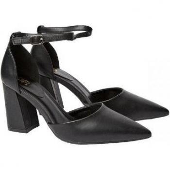 Chaussures dames Dorothy Perkins pointues blanches à talon block et à lacets, couleur argent, 7 UK