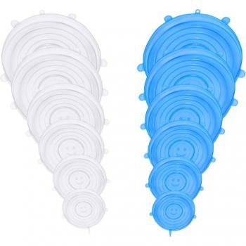 Stretchable Silicone Caps for Food