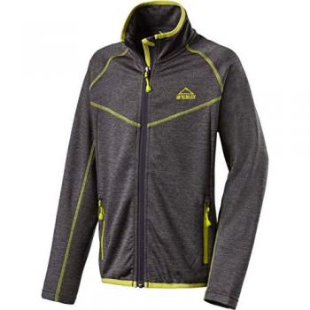 Kinderjacke Luca McKinley – Anthracit-Melange Fleece, 128 kg (Stück)