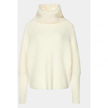 MARC AUREL Écru Rollkragenpullover