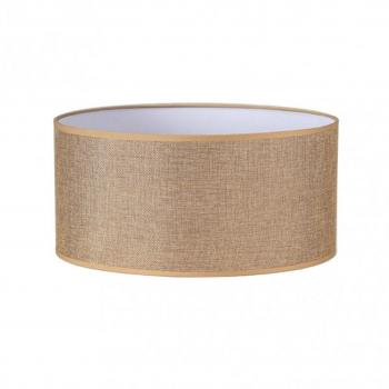 Parallume Cilindrico Marrone Jin M10, 50×50×25 cm – Tela Sacca Juta