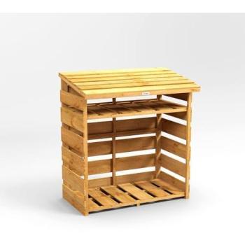 LogKeeper Power Shed 6x2 – 128 cm High, 179 cm Wide, 71 cm Deep