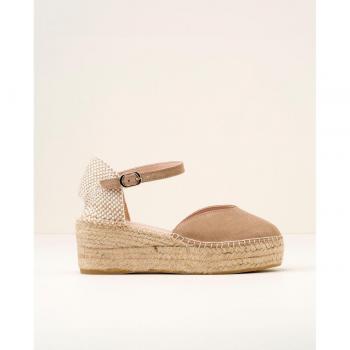ALPARGATAS DE CUÑA MACARENA JAVA 22 TAUPE