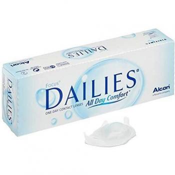 Alcon Focus Dailies All‑Day Comfort – Contact Lens Journalière -2,50 dpt (30 unités)
