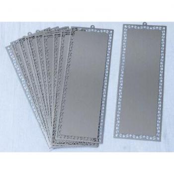 100pcs Blank Metal Sublimation Bookmarks