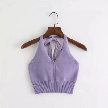 Sexy Women’s Knitted V-Neck Tank Top