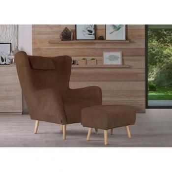 Luxus-Sessel Telford in Lederoptik