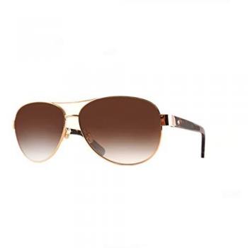 Kate Spade Gold Metal Aviator Sunglasses