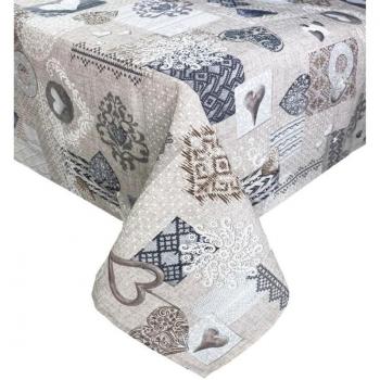 Nappe Beige Tyrolean 18 Personnes 140x300