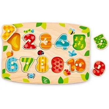Hape Puzzle chiffres à boutons
