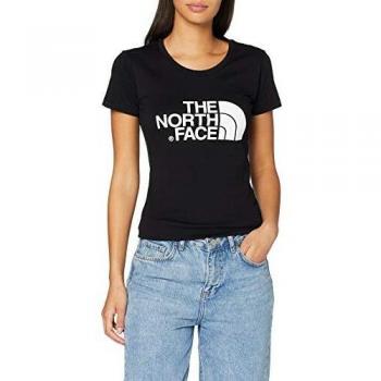 The North Face Damen‑Kurzarm‑Tee „W Easy“, TNF Schwarz, Größe S