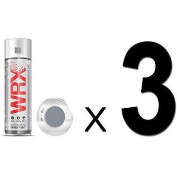 Premium Colour Spray Pack – 3x400 mL, Grey (RAL 7001)
