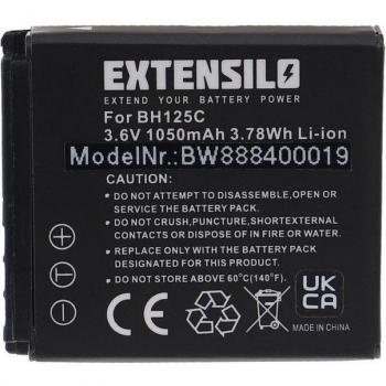 Extensilo PowerPack 1050 mAh für Action‑Cam (Kodak LB‑080)