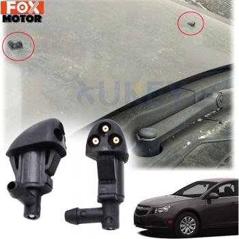 Xukey Jet‑Düsen‑Set für Frontscheibenwischer – 2‑Teiliges Zubehör für Chevy Cruze (MK1)