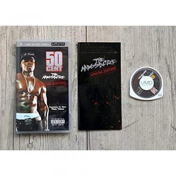 PSP‑UMD „50Cent: The Massacre – Special Edition“, Originalverpackung, gebraucht, USK 18