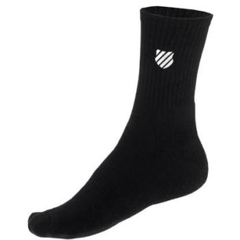 Black K‑Swiss Hypercourt Socks Set for Men, Size 39‑42