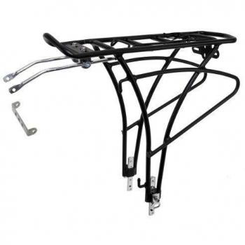 Portapacchi Bici Universale Traveller Basic Nero Alluminio 2-29 Pollici 27kg