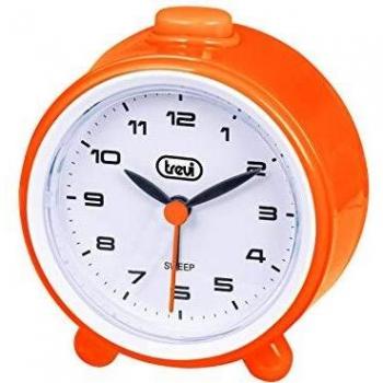 Orologio Trevi SL 3P24 Sveglia Arancione con Movimento Silenzioso Sweep