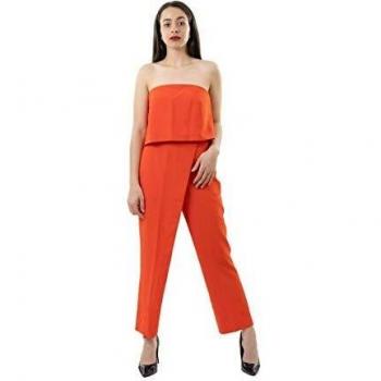 Rosso L – Damen‑Salopette in Rosso‑Rot