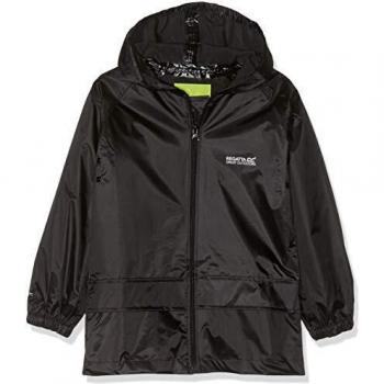 Regatta Stormbreak Kids‑Jacke mit integrierter Kopfbedeckung – 200 g/㎡